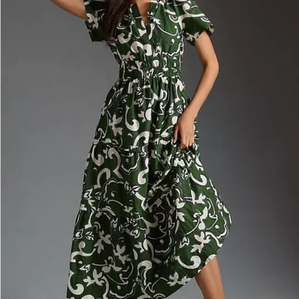 Anthropologie Hunter Paisley Somerset Maxi Dress